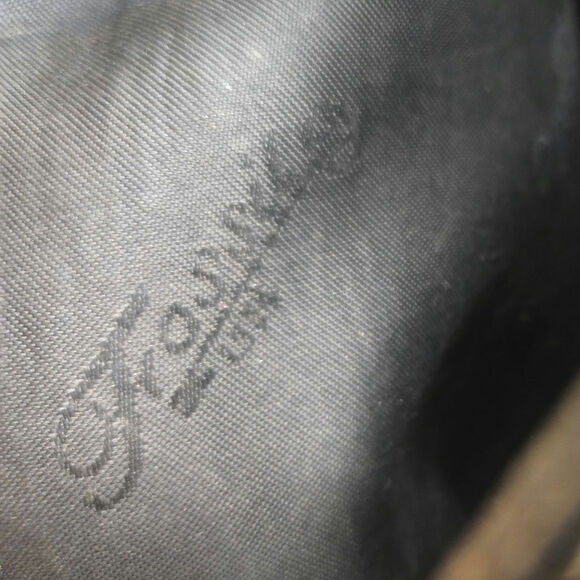 Fossil Vintage Smooth Black Leather Purse Handbag - Picture 9 of 16